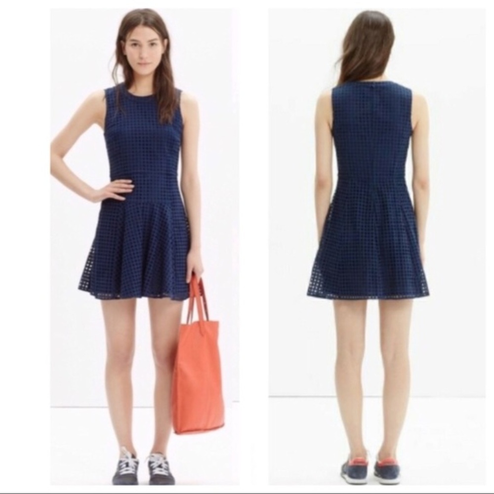 MADEWELL Square Eyelet Dress